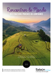 Ouvrir la brochure flash  Voyages et Escapades Groupes 2024-2025